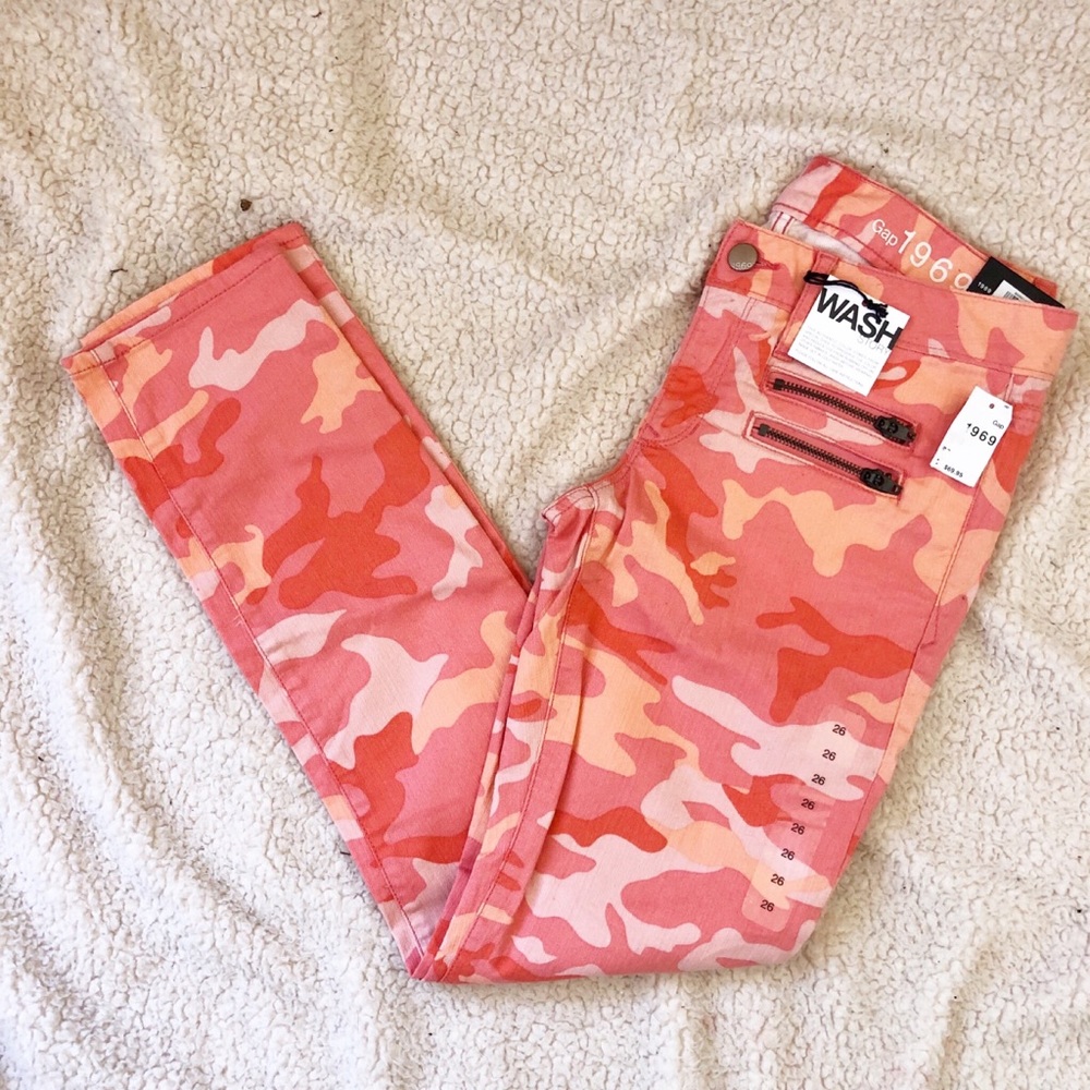 NWT Gap Always Skinny Ankle Camo, 26
